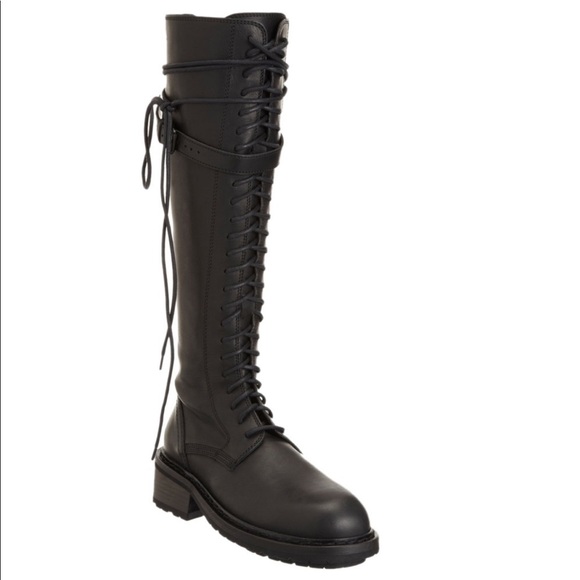 ann demeulemeester combat boots